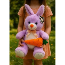 Fenomen Toys Havuçlu Sevimli Peluş Tavşan 50 cm - Sevimli & Yumuşak