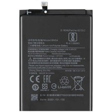 Genos Xiaomi Redmi 9 BN54 ile Uyumlu A+ Kalite Pil Batarya