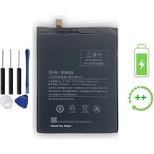 Genos Xiaomi Mi Max 1 Ile Uyumlu A+ Kalite Pil Batarya BM49