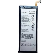 Genos Alcatel Idol 4 OT6055 ile Uyumlu A+ Kalite Pil Batarya TLP026EJ