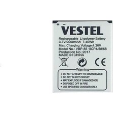 Genos Vestel Venüs 5.5x ile Uyumlu A+ Kalite Pil Batarya