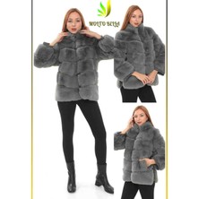 Suni Kürk Kadın Kaban