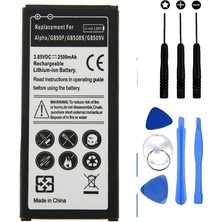 Genos 2500MAH Galaxy Alpha / G850F / G850S / G850V Uyumlu Batarya (SK521352)