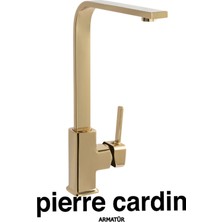 Pierre Cardin Milano Kuğu Eviye Armatürü Altın