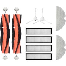 robotyedek Dreame L10 Pro (RLS5L-BL0) Beyaz Uyumlu Yedek Parça Seti Fırça Filtre Mop-12 Parça