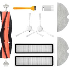 robotyedek Dreame L10 Pro (RLS5L-BL0) Beyaz Uyumlu Yedek Parça Seti Fırça Filtre Mop-9 Parça