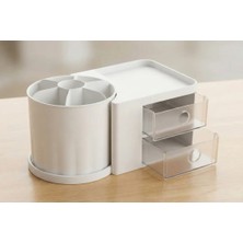 Krd 3 Adet Krd Home Döner 2 Çekmeceli Makyaj Organizeri