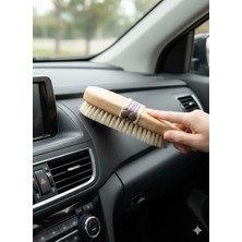 Efsoon Organics Araç Konsol Torpido Koltuk Havalandırma Temizleme Fırçası At Kılı Orta Sert