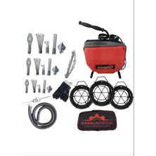 Kanal Makina Profesyonel Kanal Açma Makinesi Full Set (16&19&22): Kompakt Güç, Güvenilir Çözüm, Yerli Üretim