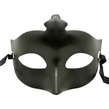 Pazarcan Haki Yeşil Renk Masquerade Kostüm Partisi Venedik Balo Maskesi