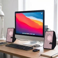 Just Cheap Store Pembe USB 2.0 + 3.5mm USB Hoparlör