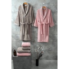 Pazarcan Rio Bornoz Seti Core Pink Puff