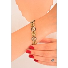 Cebeci 14 Ayar Dorika Zincir Altın Bileklik