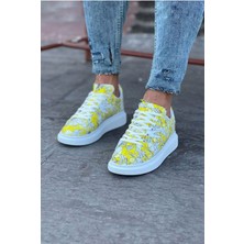 Pazarcan Sarı Boyalı Erkek Ayakkabı