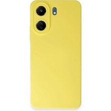 SHC4200 Redmi 13C Kılıf Nano Içi Kadife Silikon - Sarı