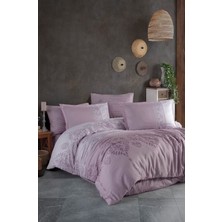 Pazarcan Tek Kişilik Saten Nevresim Takımı Lalin V2 Mor