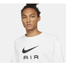 Nike Sportswear Air French Terry Bol Kesim Beyaz Erkek Sweatshirt DQ4205-100