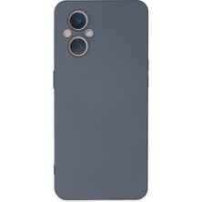 Pazarcan Reno 7 Lite Kılıf Nano Içi Kadife Silikon - Gri