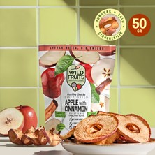 Wildfruits Kurutulmuş Tarçınlı Elma - Soft Dried - Atıştırmalık Kuru Meyve 50 gr