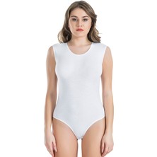 Mirglart Derya Kurşun Bisiklet Yaka Kolsuz Çıtçıtlı Kadın Body 318