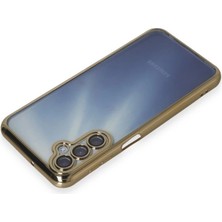 Buğz Samsung Galaxy A25 5g Kılıf Razer Lensli Silikon - Gold