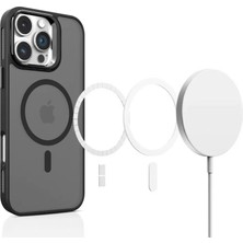 Buğz Joko Iphone 16 Plus Flet Lens Magsafe Kapak - Turuncu