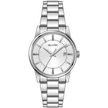 Quark QL-X1303D-7A Çelik Kasa Çelik Kordon Takvimli Kadın Kol Saati