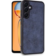 Buğz Samsung Galaxy A15 4g Kılıf Aras Deri Kapak - Lacivert
