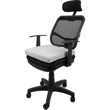 Viscomina Ortopedik Oturma Minderi Kare Minder Gri 40X40X8 cm