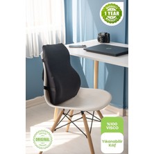 Viscomina Ortopedik Bel Yastığı %100 Visco Destek Minder Standart Ebat Renkli Yıkanabilir Dış Kılıf