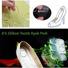 Starseven Ayak Nasır 6lı Ped - Ayak Vurma Önleyici Silikon Ped