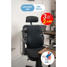 Viscomina Ortopedik Bel Yastığı Sırt Minderi Araç Bel Minderi Araç Sırt Yastığı Yeni Nesil Bel Destek Minderi