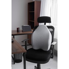 Viscomina Visco Yeni Nesil Bel ve Sırt Agrıları Icin Ortopedik Yastık % 100 Visco Gri Renk