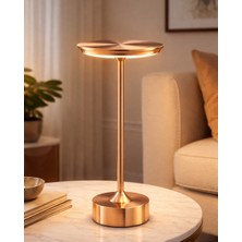 Kendal Dokunmatik Şarjlı LED Masa Lambası – 3 Renk Işık – Rose