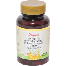 Pazarcan Arı Sütü &amp; Kırmızı Ginseng &amp; Polen &amp; Propolis 60 Tablet