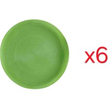 Porland Funky Cam Tabak Yeşil 6'lı 16 cm