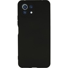 Pazarcan Mi̇ 11 Lite Kılıf Nano Içi Kadife Silikon - Siyah