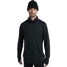Burton Midweight Base Long Neck Shirt Erkek Siyah Içlik Üst