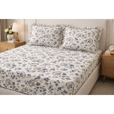 Miruza Ev Tekstil Miruza Fırfrılı Yastıklı Lastikli Çarşaf Seti