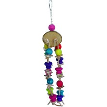 Pazarcan Doğal Ahşap Kuş Oyuncağı 35 cm