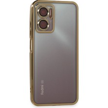 SHC4200 Redmi Note 11E Kılıf Lensli Silikon - Gold