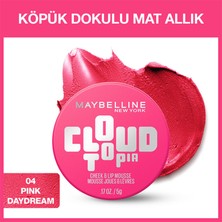 Maybelline New York Cloudtopia Köpük Dokulu Mat Allık 04 Pink Daydream