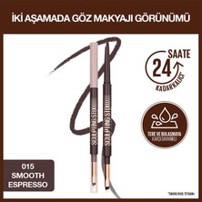 Maybelline New York Sculpting Stix Çift Uçlu Göz Kalemi - 015 Smooth Espresso