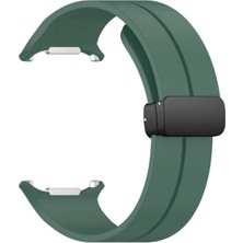 SHC4200 Watch 7 KR418 Tender Silikon Kordon - Koyu Yeşil