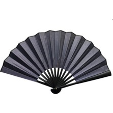 Plastik Kumaş Yelpaze 12'li Füme CHN-T775