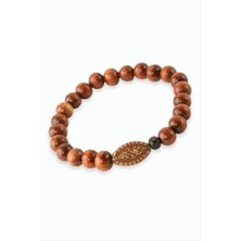 SHC4200 Oval Bambu Ahşap Bileklik 8 mm