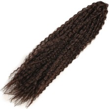 Pazarcan Brazilian Afro Dalgası Saç / Kahverengi