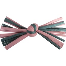 Pazarcan Kedi Oyuncağı Düğümlü Ip 2 cm - 16 cm Pembe-Mavi