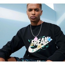 Nike Giannis Standard Issue Graphic Siyah Erkek Sweatshirt FJ9557-010