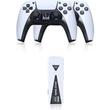 SHC4200 Y5 64GB Android Dual Pad 4K Game Stick - Beyaz